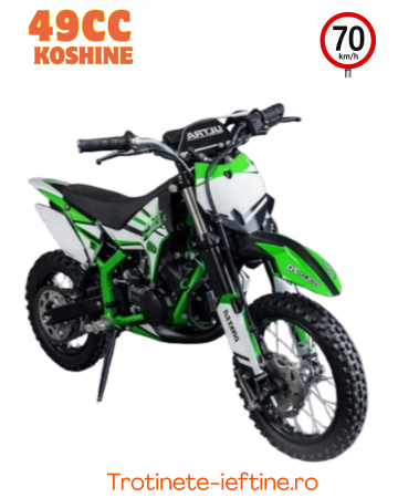 MOTOCICLETE - Motocross Koshine 49CC 12-10 Inch Verde 9HP