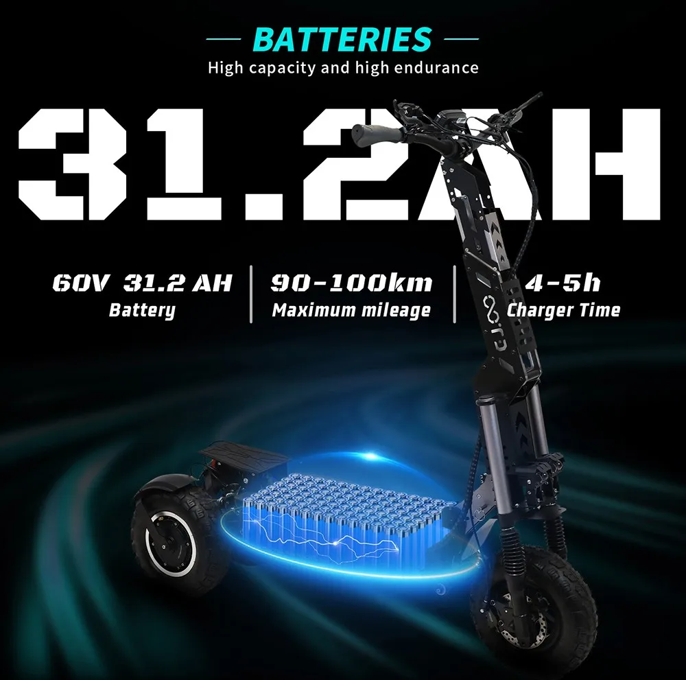 OOTD T30 – Trotinetă Electrică 3200W, Roți 13”, Off-Road [18]