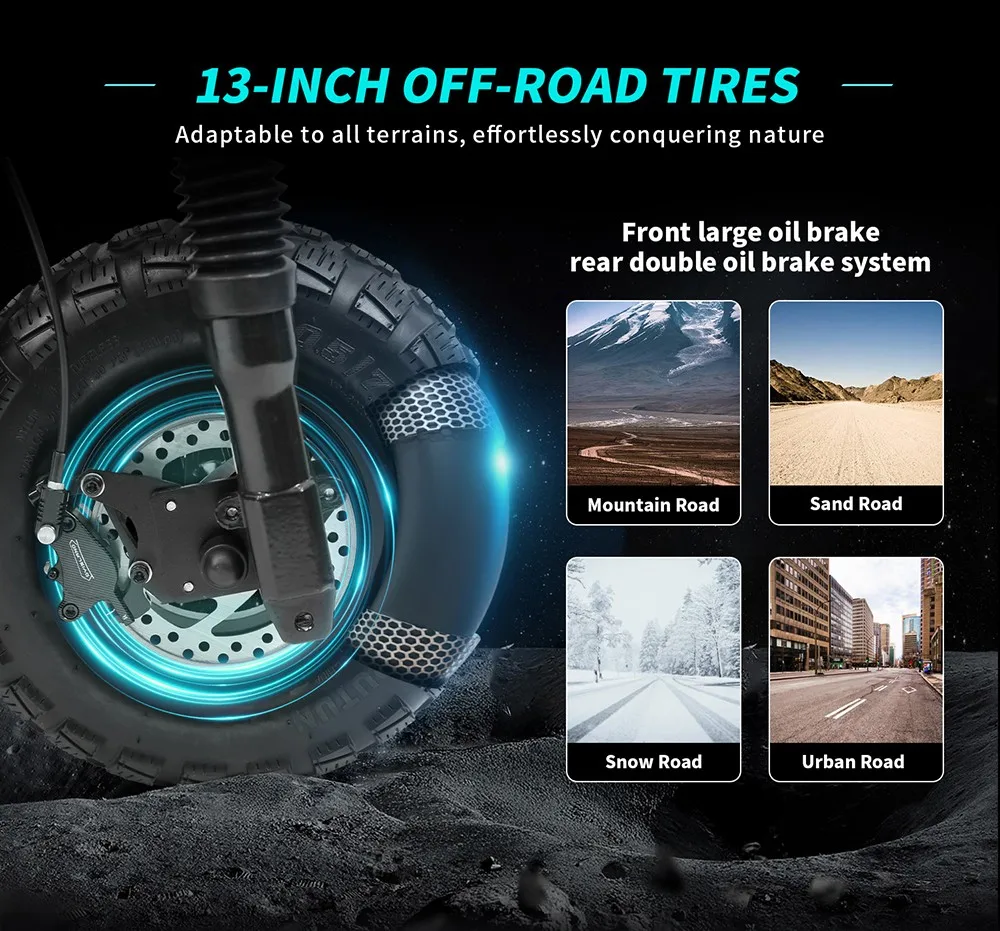 OOTD T30 – Trotinetă Electrică 3200W, Roți 13”, Off-Road [28]