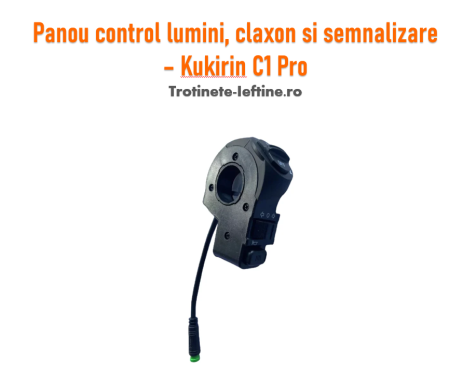 Acceleratoare & comenzi - Panou control lumini, claxon și semnalizare – KuKirin C1 Pro