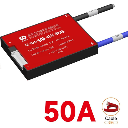 Piese - Placa BMS DALY 14S 52V 50A - piesa pentru trotineta electrica