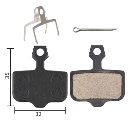 Piese - Placute de frana FR003 - calitate de baza pentru trotineta electrica