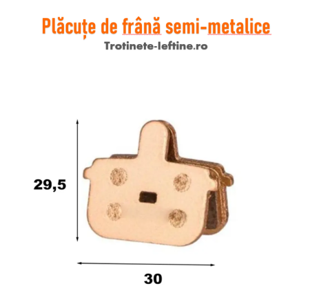 Frâne - Plăcuțe Frână Trotinetă – 30 × 29,5 mm