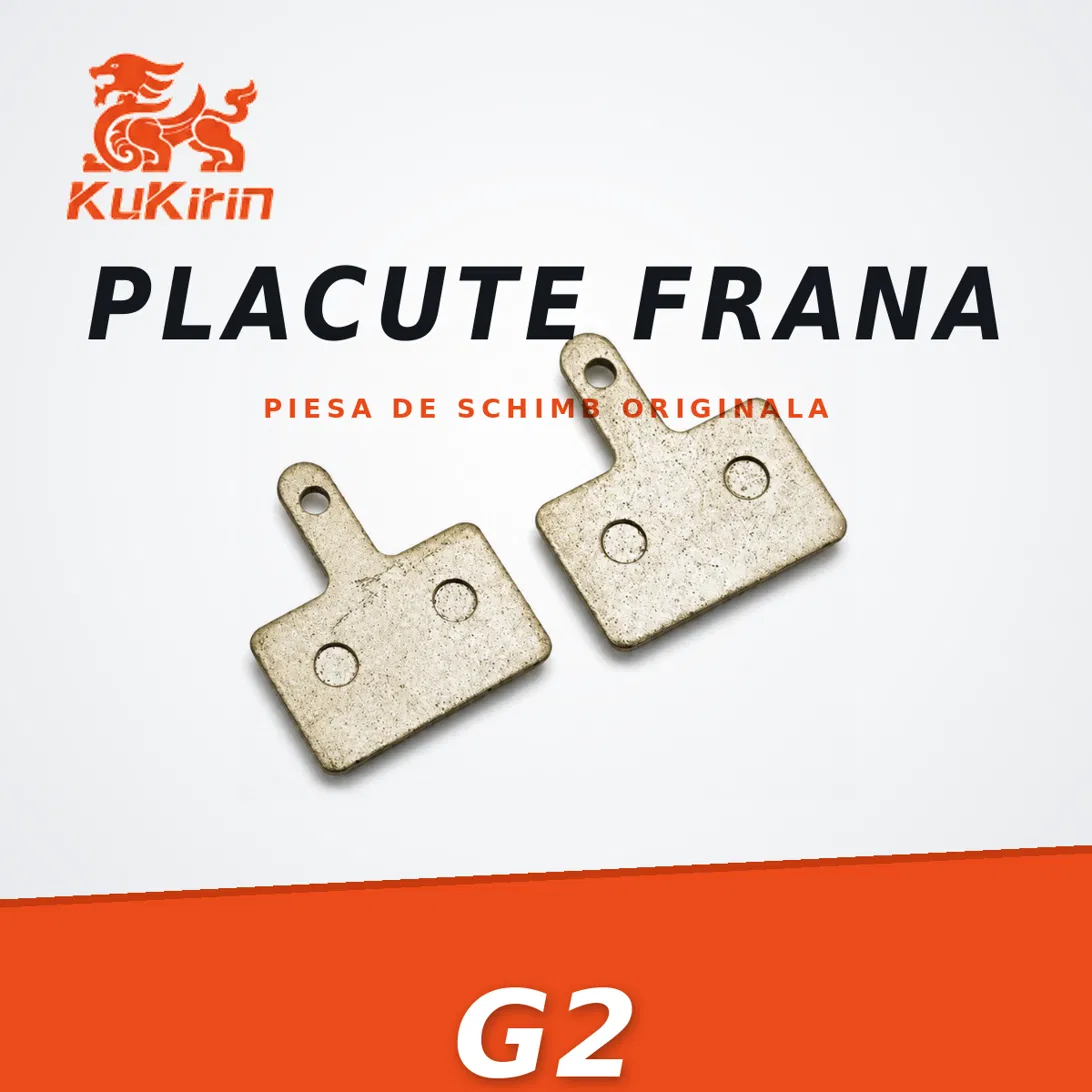 Discuri de frana - Placute Frana KuKirin G2 – Set 2 Bucati, Frana cu Disc, Montaj Rapid