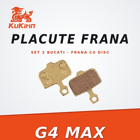 KuKirin G4 Max - Placute Frana KuKirin G4 Max – Set 2 Bucati, Piesa Originala