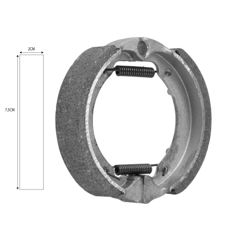 Piese - Placute (saboti) frana tambur pentru Ninebot D18, D28, D38 si Dualtron Mi4 Ultra