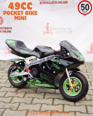 MOTOCICLETE - Pocket Bike Mini Moto 49cc | Mini Motocicletă Copii 50 km/h | trotinete-ieftine.ro