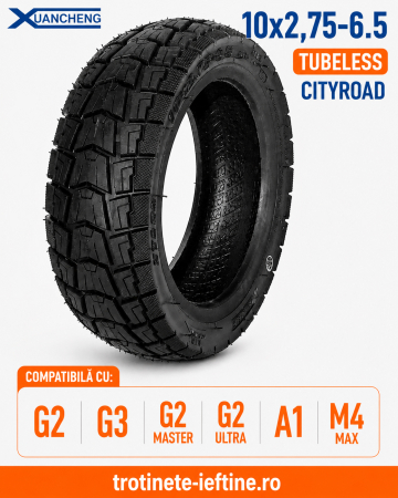 Piese - Roată clincher semi-off-road 10×2.75-6.5 Tubeless Xuancheng
