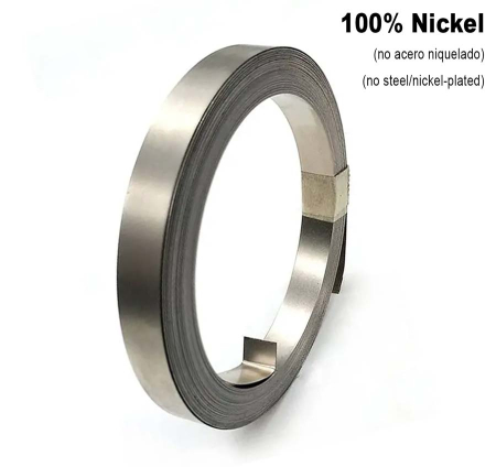 Piese - Rola banda nichel pur 100%, 8mm x 0,15mm, 10 metri, pentru pachete de baterii