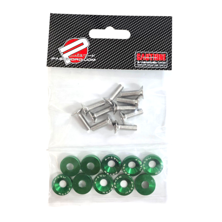 Piese - Saiba de surub din aluminiu verde, pachet 10 bucati, pentru trotineta electrica