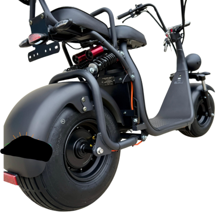 Scuter Electric Chopper 1500W – Model Legal 25 km/h cu Baterie Lithium Detasabilă [7]