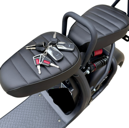 Scuter Electric Chopper 1500W – Model Legal 25 km/h cu Baterie Lithium Detasabilă [10]