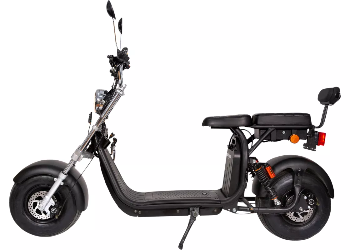 Scuter Electric Chopper SB50, 2000W, 20Ah, 8 inch, Negru [2]
