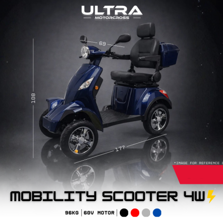 Triciclete - Scuter Electric Mobilitate 4 Roti 60V 30Ah Ultra