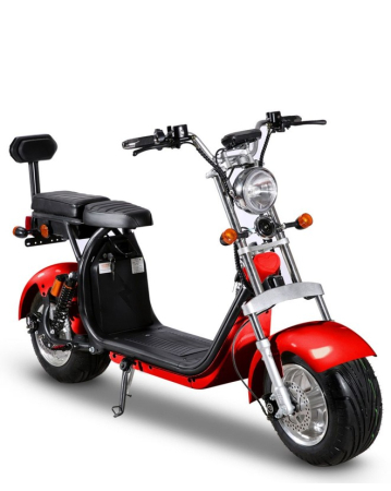 Biciclete - Scuter Electric SHANSU CP1.6 Tourist, 1500W, 20Ah, 10 inch, Roșu