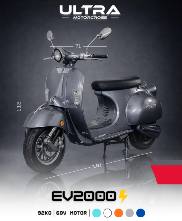 MOTOCICLETE - Scuter Electric Ultra Motorcross EV2000 2000W 60V 40Ah