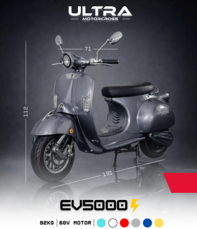 MOTOCICLETE - Scuter Electric Ultra Motorcross EV5000 5000W 60V 40Ah 90KMH