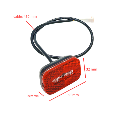 Piese - Stop spate pentru trotineta electrica Bogist Urbetter M6, Ecoxtrem Bison, B-Mov freestyle 5 si similare
