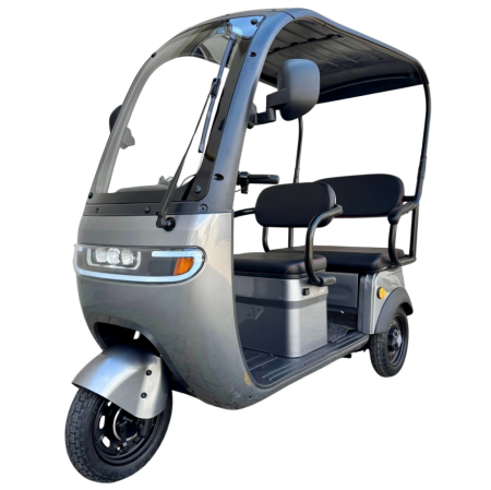 Tricicletă Electrică cu 2 Locuri și Acoperiș, Baterie 20Ah [1]