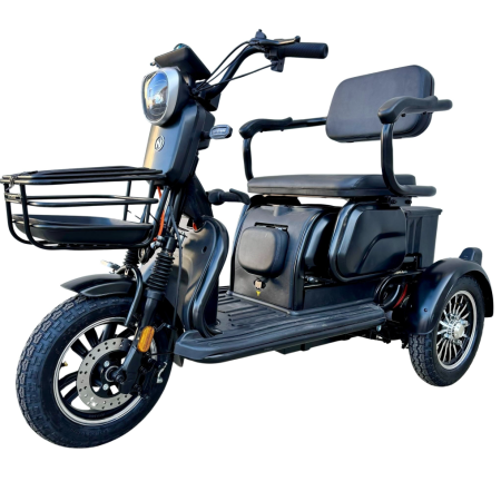 Tricicletă Electrică cu 2 Locuri și Baterie 20Ah [1]