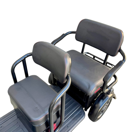 Tricicletă Electrică cu 2 Locuri și Baterie 20Ah [9]