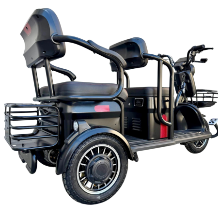 Tricicletă Electrică cu 2 Locuri și Baterie 20Ah [10]