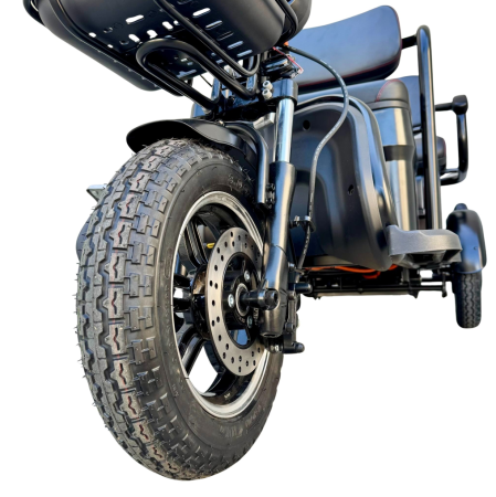 Tricicletă Electrică cu 2 Locuri și Baterie 20Ah [15]