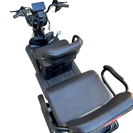 Tricicletă Electrică cu 2 Locuri și Baterie 20Ah [11]