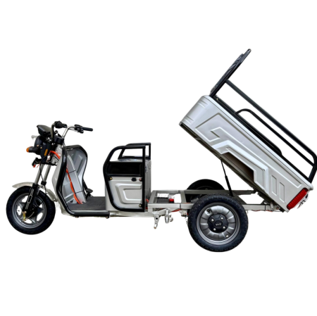 Triciclu Electric Cargo TUK TUK – Benă Basculabilă, 2 Locuri, 20Ah [12]