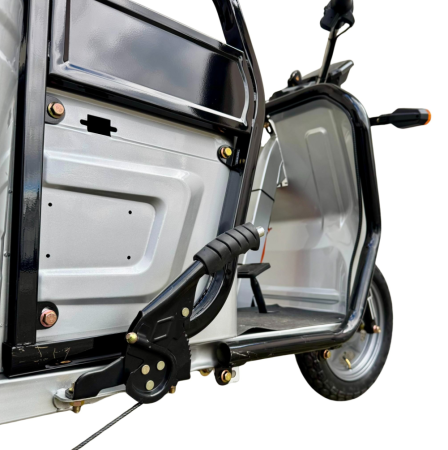 Triciclu Electric Cargo TUK TUK – Benă Basculabilă, 2 Locuri, 20Ah [22]