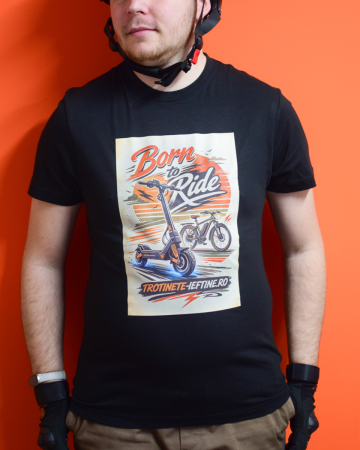Trotinete Personalizate - Tricou personalizat "Born to Ride"