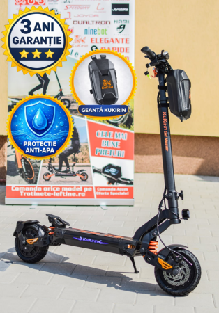 Trotineta electica KuKirin G2 master (2026) cheie, 2 motoare 2*1000W, Autonomie 70km, Baterie 52V 20, 8 A.