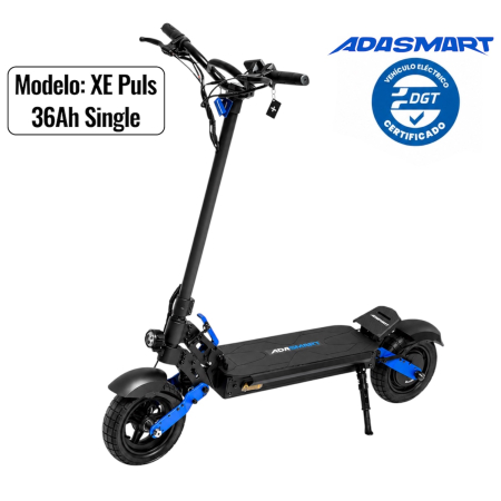 Trotinete 1 Motor - Trotineta electrica Adasmart XE Plus 1000W 48V 36Ah, autonomie 100 km