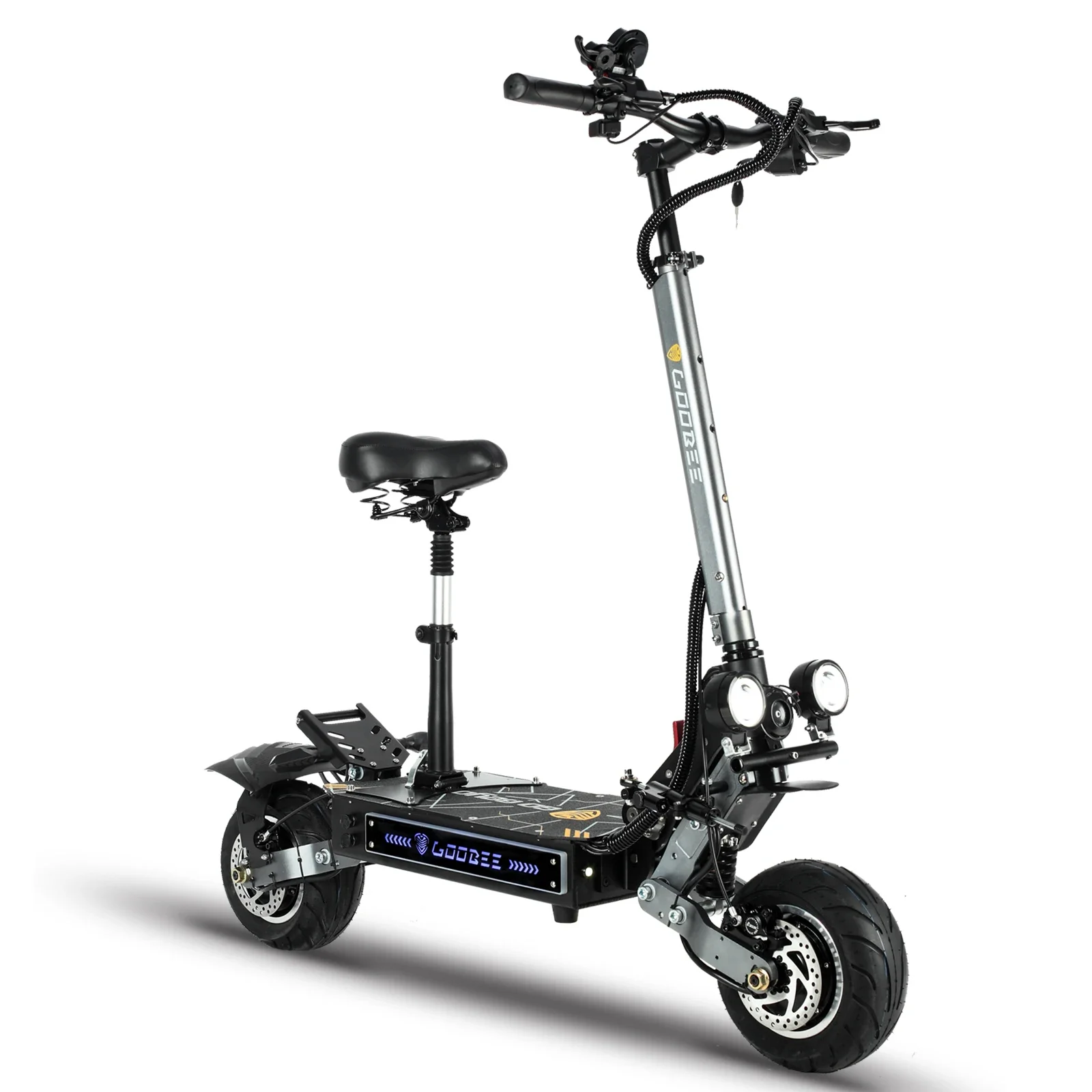 Trotinete KuKirin - Trotineta Electrica GooBee ZO01 Pro 6000W Dual Motor 60V Fat Tire 200kg