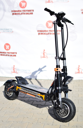 KiKirin G3 - Trotineta electrica de teren KuKirin G4 Max, 2 motoare de 1600W, autonomie max 95 km, viteza maxima 86 km/h