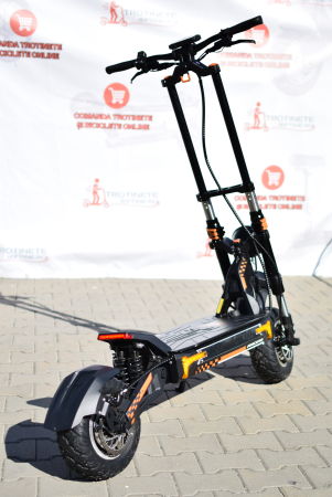 Trotineta electrica de teren KuKirin G4 Max, 2 motoare de 1600W, autonomie max 95 km, viteza maxima 86 km/h [1]