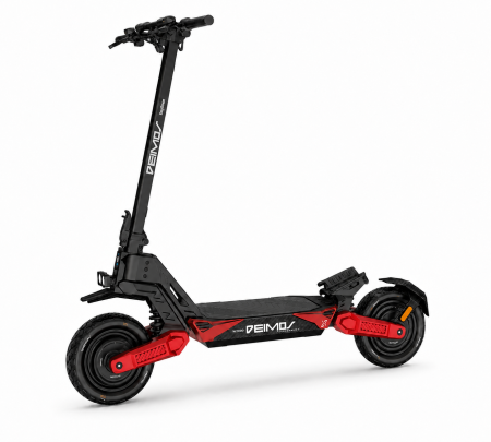 Trotinete 18-20Ah - Trotineta electrica Ecoxtrem Deimos Dual DGT 2x500W 48V 20Ah Negru-Rosu