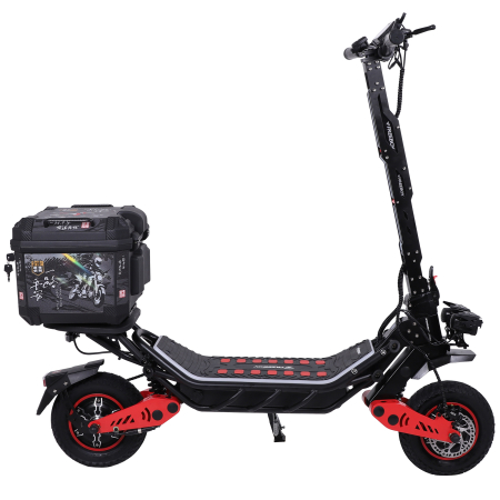 Trotinete KuKirin - Trotinetă electrică off-road 6000W (2x3000W), baterie 60V 28Ah, viteză până la 75 km/h, autonomie 70 km, suspensie dublă, roți CST 12”