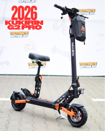 Trotineta Electrica KUGOO KIRIN G2 PRO, Viteza pana la 45km/h, Autonomie 55Km, Motor 600W, 48V 15Ah