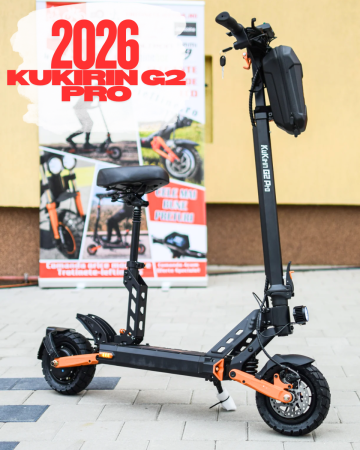 Trotineta Electrica KUGOO KIRIN G2 PRO, Viteza pana la 45km/h, Autonomie 55Km, Motor 600W, 48V 15Ah