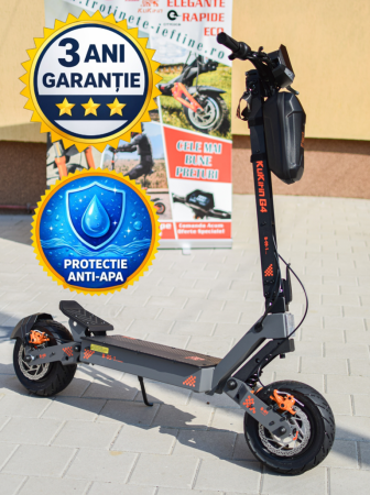 Trotinetă electrică Kukirin G4 motor 2000 W, viteză maximă 70 km/h, baterie cu litiu 60 V 20 Ah, anvelope de 11 inchi