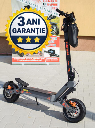 Trotinetă electrică Kukirin G4 motor 2000 W, viteză maximă 70 km/h, baterie cu litiu 60 V 20 Ah, anvelope de 11 inchi