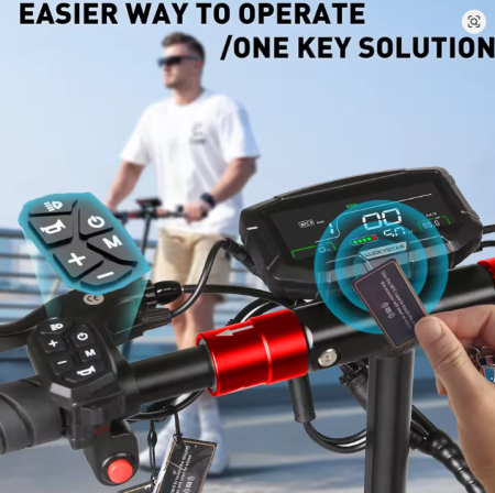 Trotineta Electrică SUNNIGOO N3MAX 800W 48V 13Ah Cu Șa și Roți 10 Inch Off-Road [9]