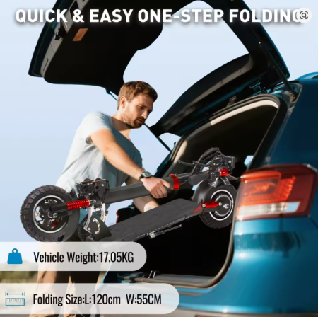 Trotineta Electrică SUNNIGOO N3MAX 800W 48V 13Ah Cu Șa și Roți 10 Inch Off-Road [12]