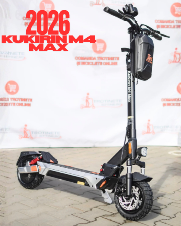 Trotinete KuKirin - Trotineta Electrică KuKirin M4 Max (2025) – 800W, 18Ah, 50 km/h, Off-Road 10 inch