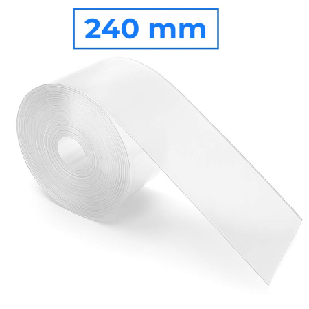 Piese - Tub termocontractabil transparent 240 milimetri - 1 metru, pentru baterii trotineta