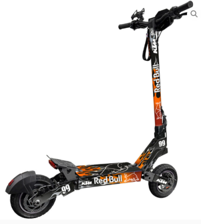 Personalizare & Confort - Vinil personalizare Kukirin G2 Orange Flames