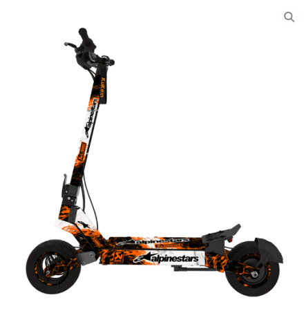 Personalizare & Confort - Vinil personalizare Kukirin G4 Marmol Orange Alpinestars