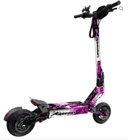 Accesorii - Viniluri KuKirin G2 Marmol Pink Alpinestars – Personalizare Trotinetă Electrică