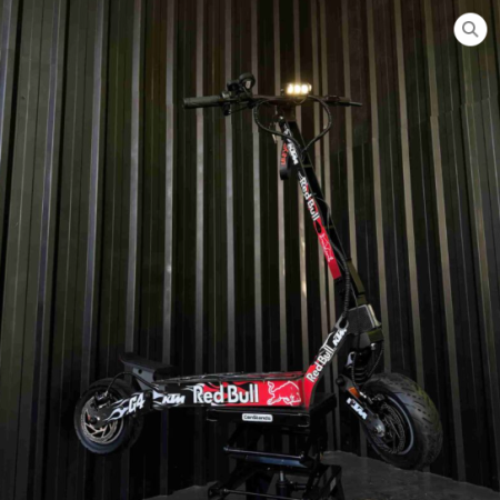 Accesorii - Viniluri KuKirin G4 Red Flames – Personalizare Trotinetă Electrică